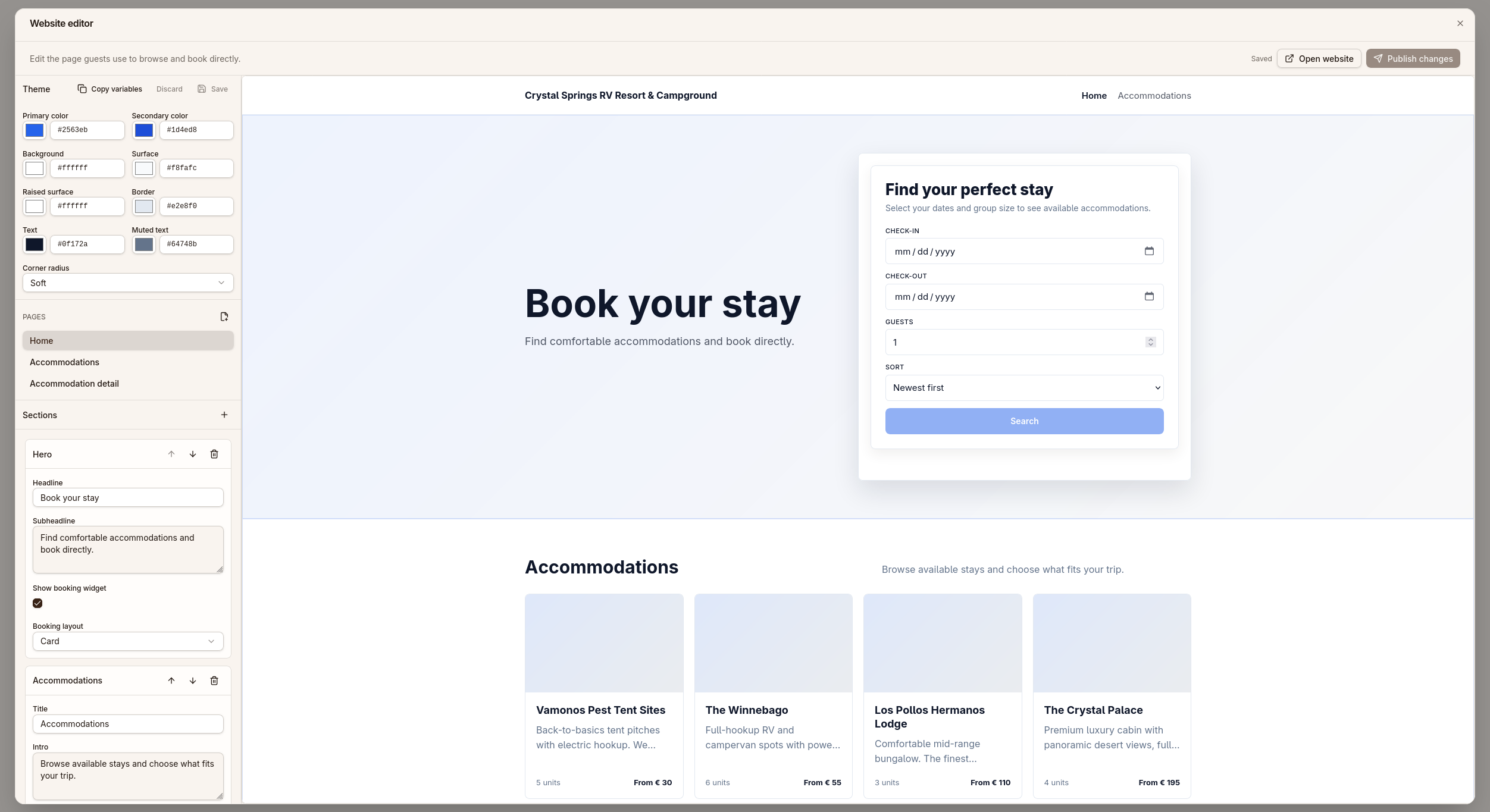 § 01 · 02 — Booking flow